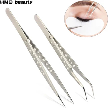 

Tweezers for Eyelash Extension Removal Eyebrow Stainless Steel anti-static Nail Hair Tools Eyelashes for Building Acne Needle