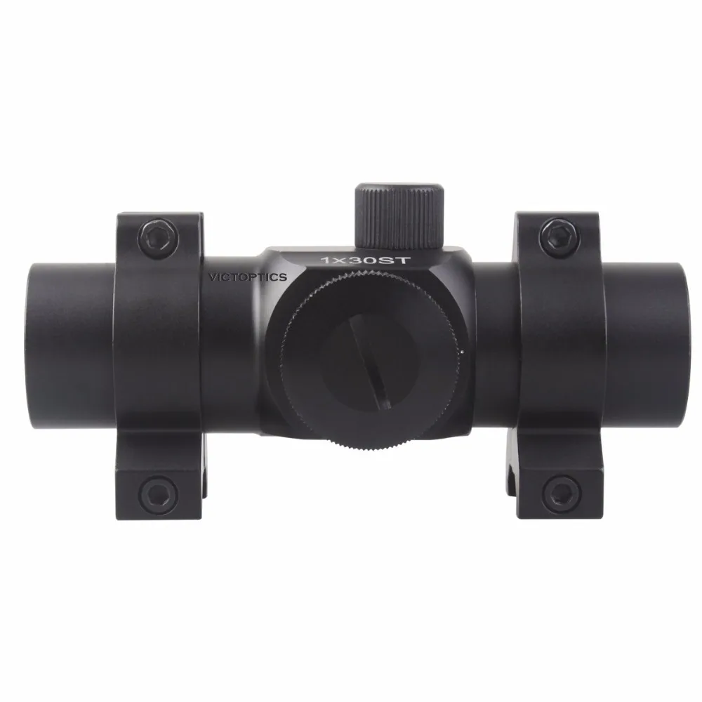 10 шт. прицел Victoptics 1x30 для охоты 11 уровней с красной точкой и трубкой 30 мм