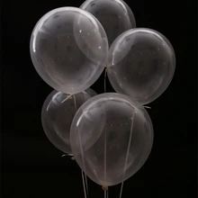 100 шт. 1" 2,8 г ясно воздушные шары прозрачный латекс гелием воздушный шар с принтом звезды Свадебные для вечеринки, дня рождения рождественские украшения, игрушки