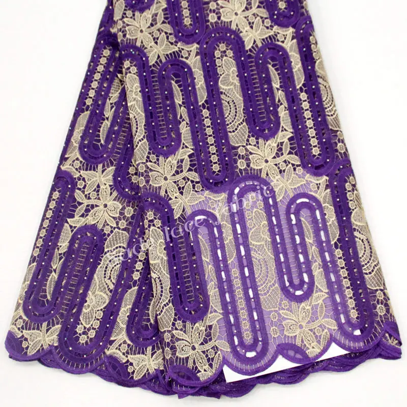 Африканская кружевная ткань органза ручного раскроя французская сетчатая вышивка Тюлевое кружево с пайетками ткань для нигерийского свадебного платья RG958