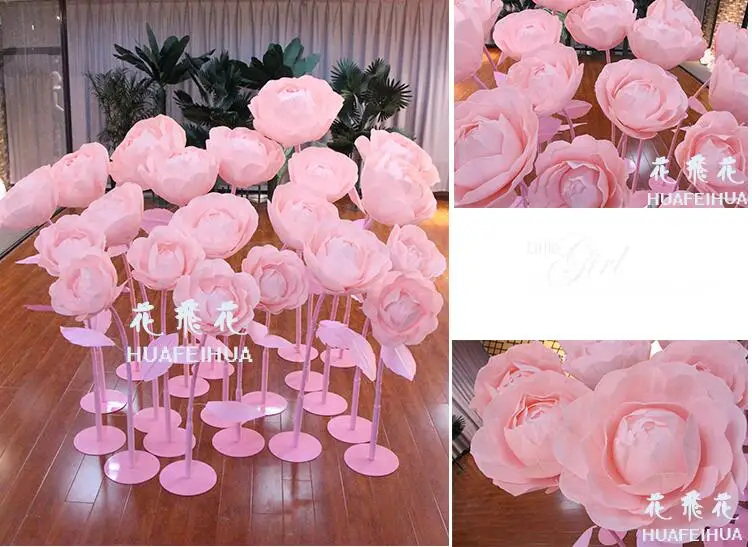 

The window decoration studio wedding background decorate the picture building props large simulation flower world rose.