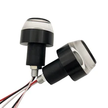 FLY5D мотоцикл поворотник светодио дный индикатор мигалка Ручка Бар Конец Руль 12 В Подходит Для переустановки большинства мотоциклов