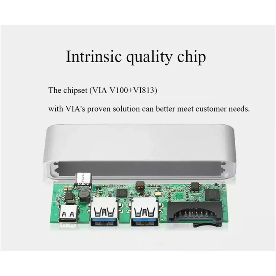 Basix USB 3.1Type C Hub with USB-C Power Delivery6