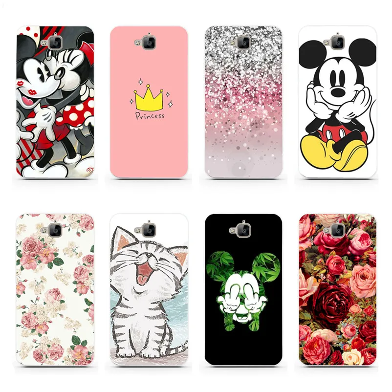 silicone case for Huawei Honor 4C Pro Cases Cover Soft TPU Back Case 9 Lite Y5 II protect coque |
