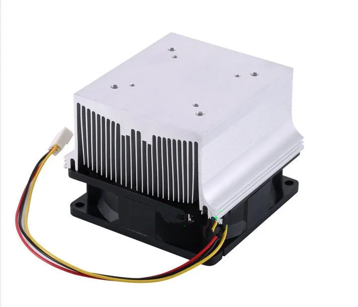 Алюминиевый радиатор вентилятор охлаждения 20-100 Вт Светодиодный радиатор 60-90 градусов 44 мм объектив+ отражатель кронштейн DC12V 1.25A светодиодный драйвер