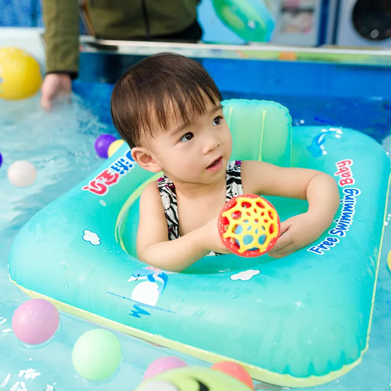 Square Baby Seat Baby Inflatable Pool Float Toddlers Kids Swimming Floaters Floats Toys Large New #2Y28 (21)