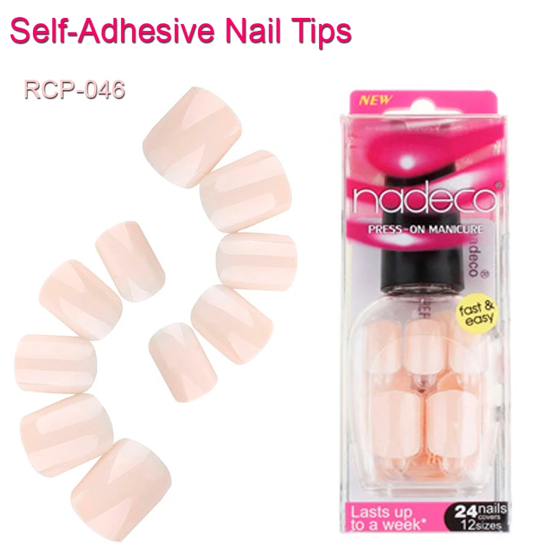 24pcs Acrylic Nude Pink French Tip Nails Self Adhesive Pastel Pink Nail Tips Narce Blush Gel Nail Tips Manicure Nails Rcp 46 French Tip Nails Pink Nailstips Nail Aliexpress