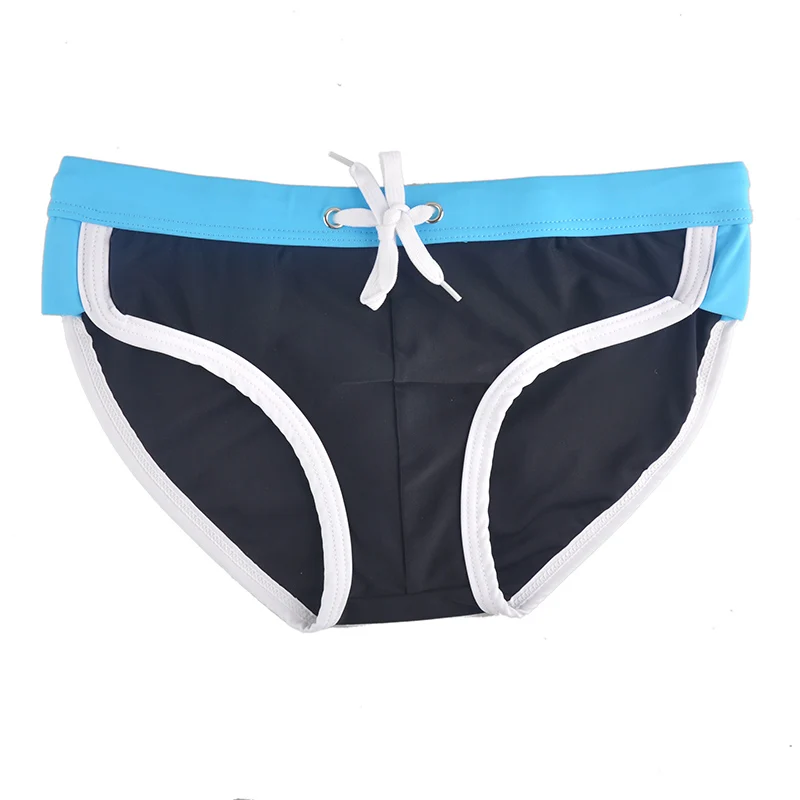 Мужские сексуальные трусы Briefs swim ming Sea пляжный водный спортивный плавки шорты со шнурком тонкий купальник брюки 4 цвета