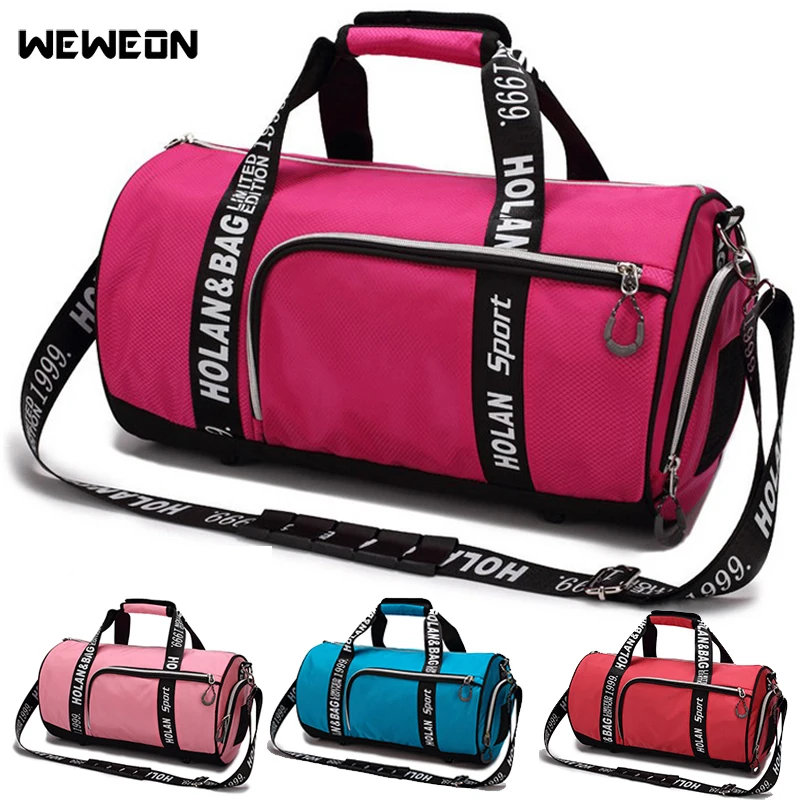 

European Stylish Sports Gym Bag Men Women Training Bags Multifunctional Fitness Bags For Shoes Portable Travel Handbag Yoga Tote