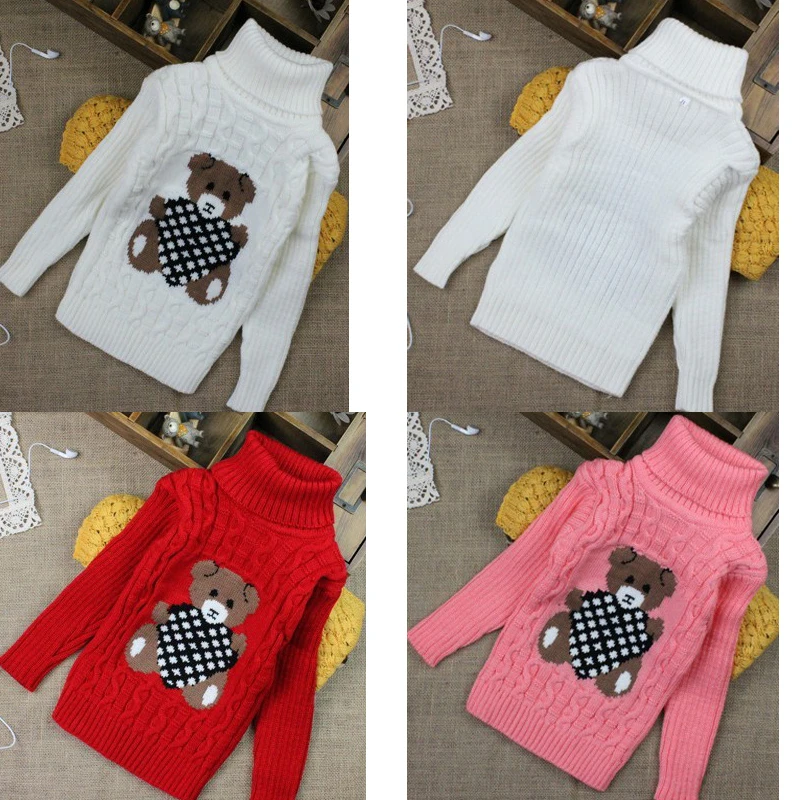for Winter Chrismas 2-3 Years Toddler Youth Teen Boys Girls Christmas Cartoon Knit Print Sweater knitwear Janly Clearance Sale 0-10 Years Old Girls Tops Gray