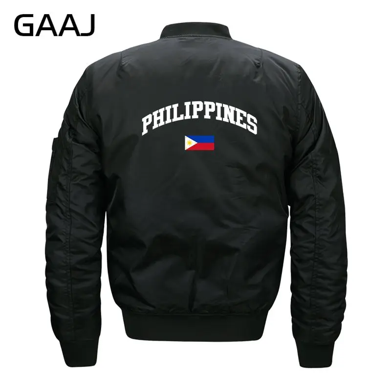 

GAAJ Philippines Flag Jackets Men Casual Brand Clothing Jacket Warm Pilot Parka Militar Coat Clothes Print 6XL 7XL 8XL #7D4QJ