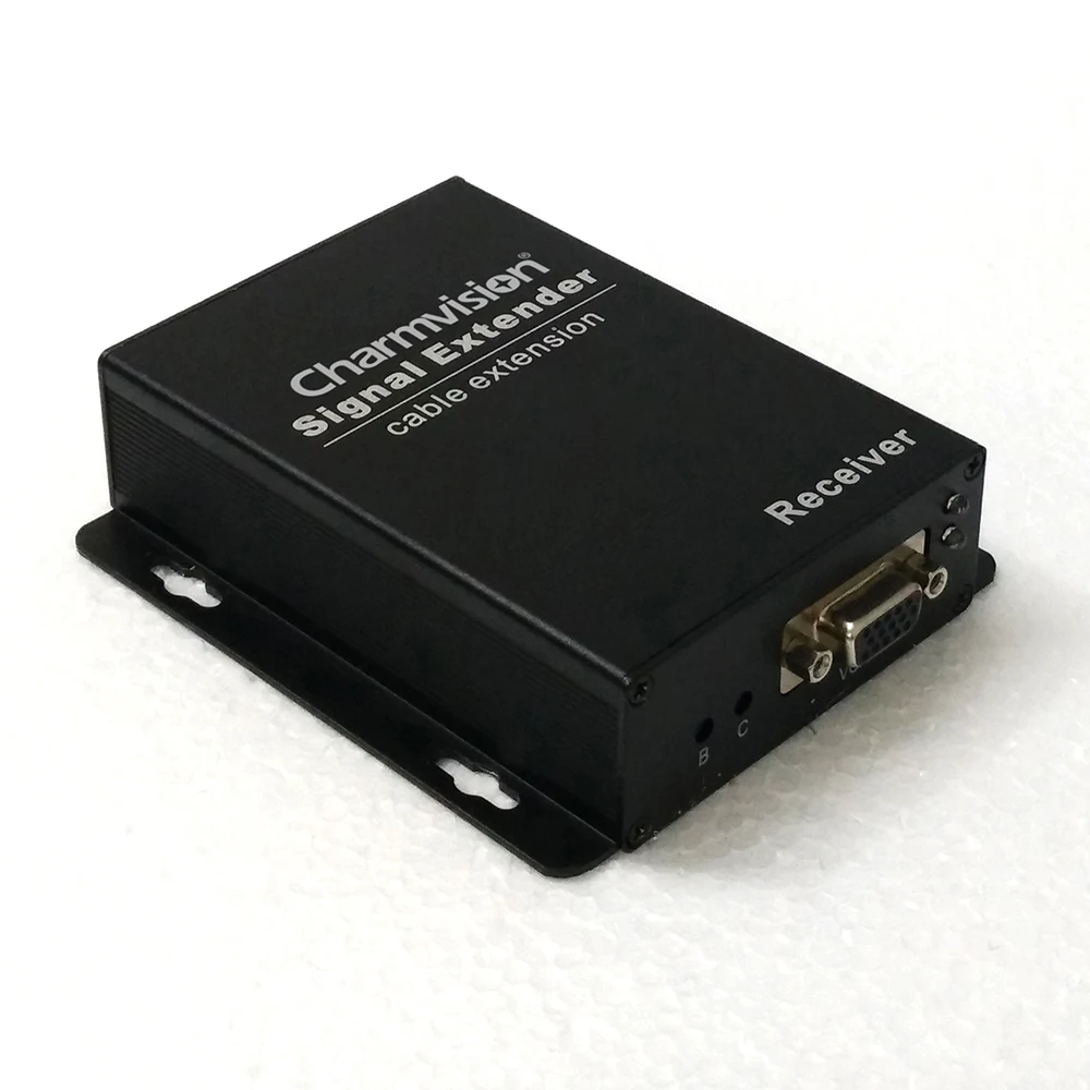 Charmvision, IPEV-200VA, VGA, IP, расширение 200 м по локальной сети, TCP, IP, VGA, стерео, голосовой удлинитель, UTP кабель, автоматически адаптируется к сетевому переключателю