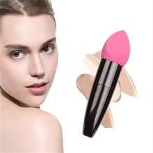 1 шт. влажный и сухой спонж двойного назначения падение Кисть для макияжа гриб основная пуховка губка гидрофильные инструменты красоты с ручкой