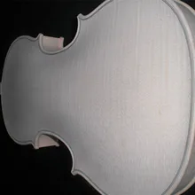 1 шт., кремовый клен, цельная белая скрипка 4/4, незавершенная скрипка, хорошая керамика с древесной текстурой DB052010