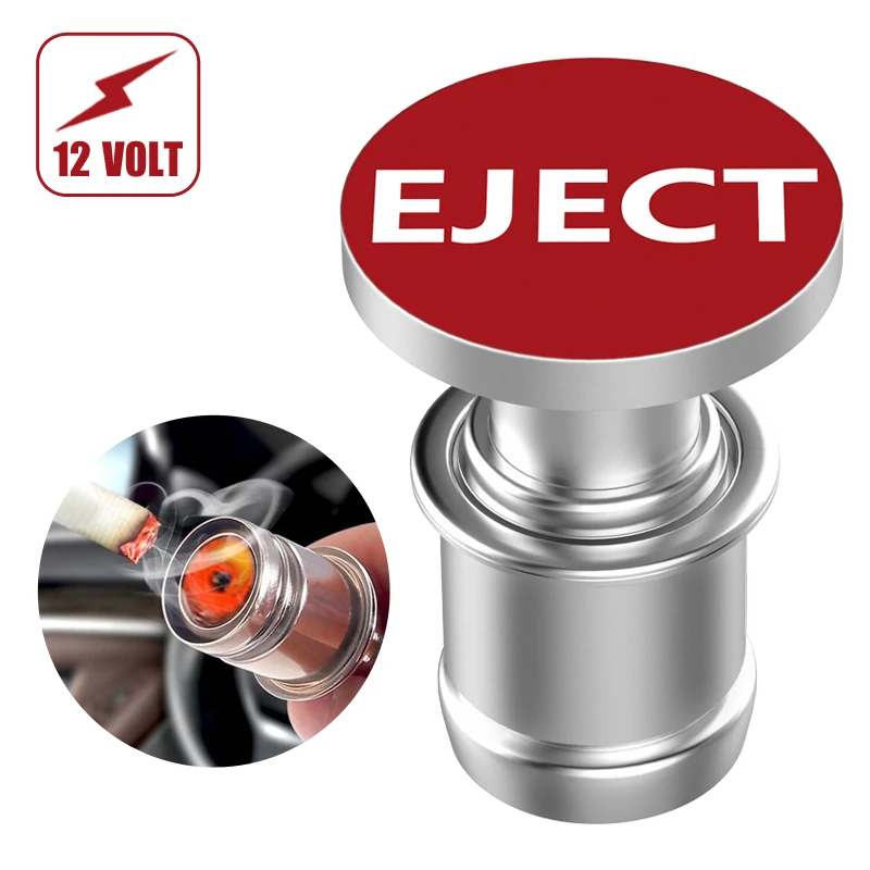 Car Cigarette Lighter EJECT Button Replacement 12V Accessory Push