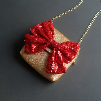 

QZH Lovely Cute Kids Girls Mini Messenger Bags PU Bow Shoulder Bag Crossbody For Kindergarten Baby Girl Coin Purse Handbags Gift