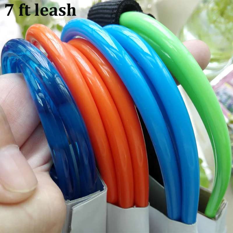 7' Length 7ft Foot Leash Surf Leash Surf Sup Board Coiled Leash 7mm