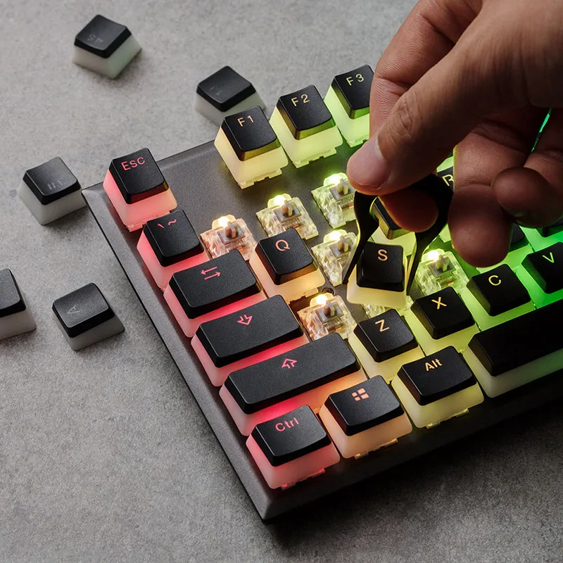 Kingston HyperX Double Shot пудинг ключ крышка pbt полный 104 полупрозрачный скраб механическая