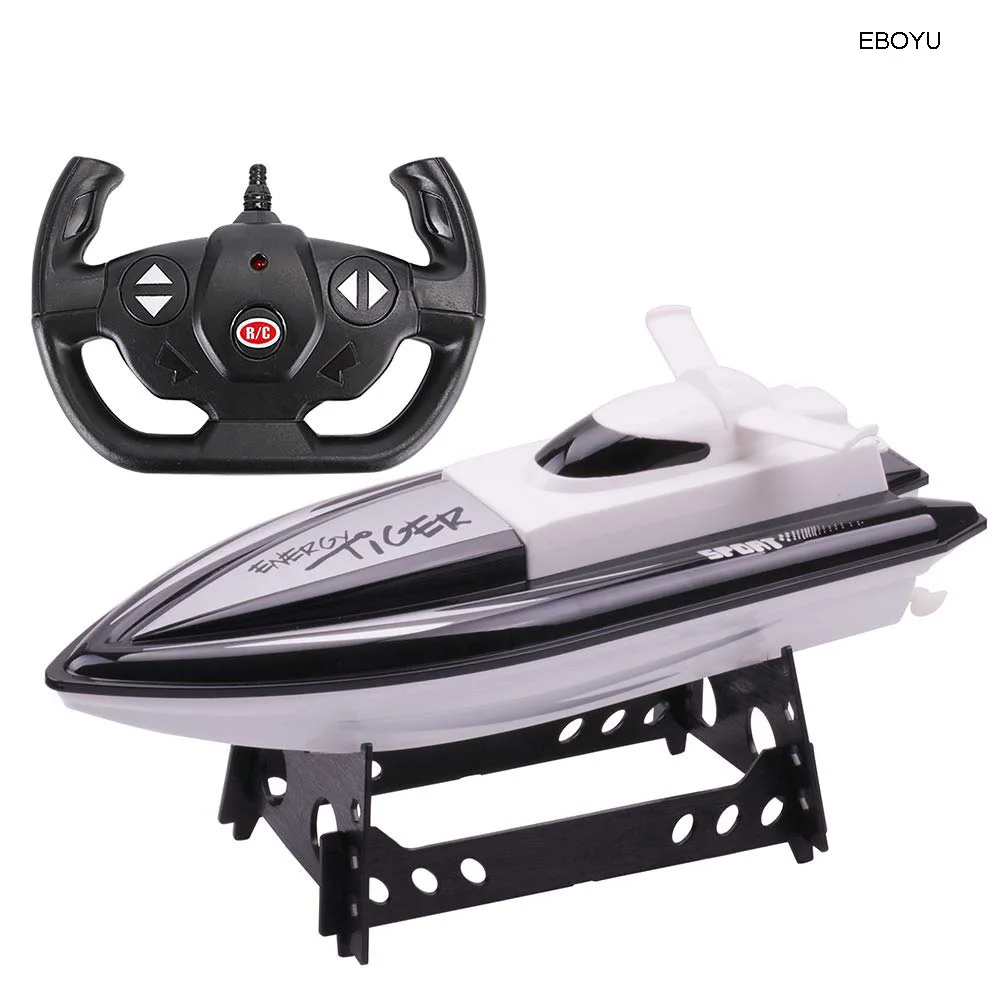EBOYU 301 High Speed RC Boat Remote Control Race Boat 4 Channels for Pools, Lakes and Outdoor Adventure (Only Works In Water) EBOYU 301 High Speed RC Boat Remote Control Race Boat 4 Channels for Pools, Lakes and Outdoor Adventure (Only Works In Water)