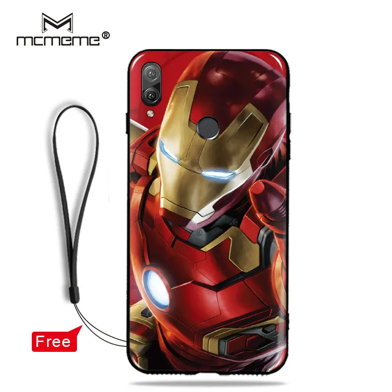 For Huawei Honor 8X MAX Case Silicon Soft TPU Back Cover for 8XMAX Cartoon Iron Man Superman Batman Shell case |