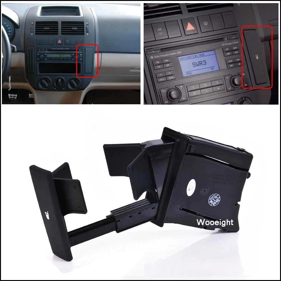 For Polo 9N 2002 2003 2004 2005 2006 2007 2008 2009 2010 Car Center Console  Cup Holder 6Q0 858 602 6Q0858602E - AliExpress