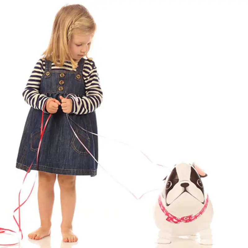

Walking Bulldog Foil Balloons Walking Animal Dogs Foil Balloons Cartoon Balloon Birthday Party Supplies Kids Toys Helium Balloon