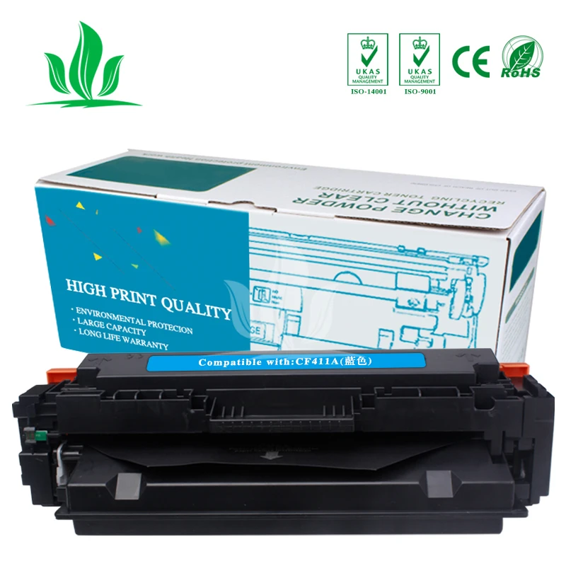 CF410A 3 шт CMY совместимый для HP тонер-картриджа 410A CF410 CF411A CF412A CF413A Color LaserJet Pro M452dn/M477fdw |