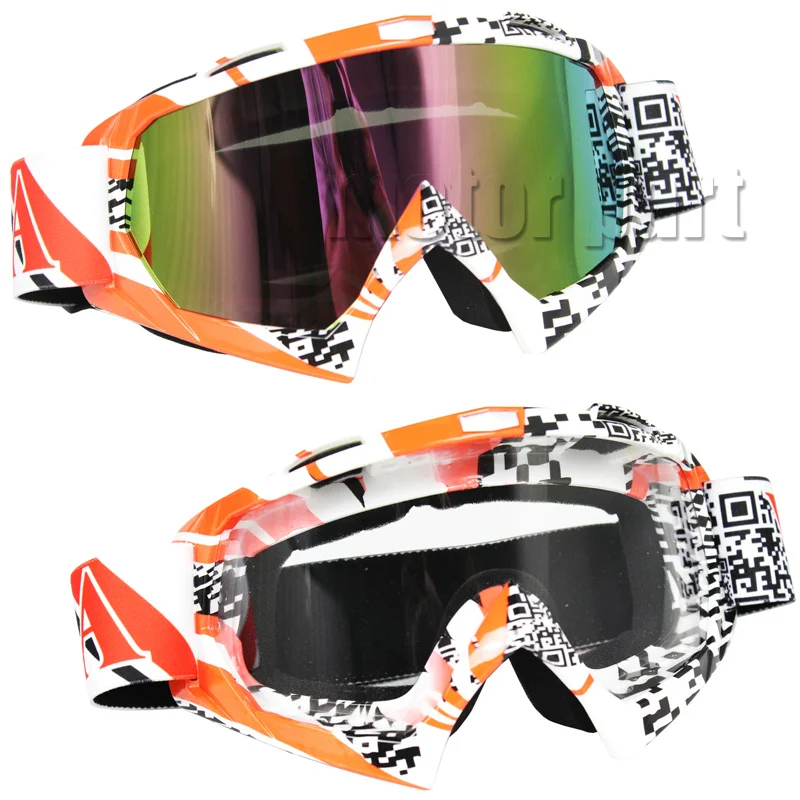 Motocross Motorcycle Goggles Gafas ATV Off Road Racing Sport Helmet Glasses Multi Clear Lenses Protective Adjustable Eyewear | Автомобили