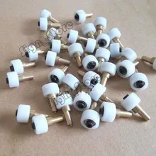 DIY CO2 лазера штамп гравировальный станок K40 часть головы перевозки Колесные Ролики 4 шт./компл