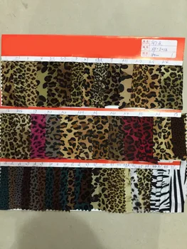

Single-faced flocked leopard print fabric-300gsm wholesale