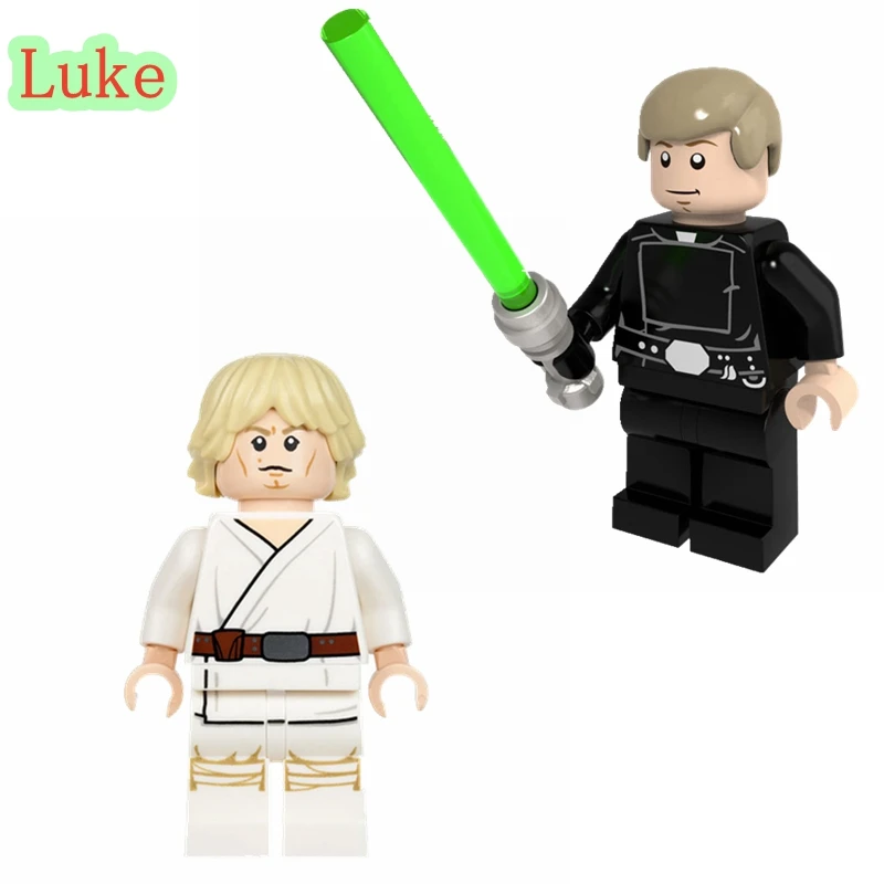 

Luke Skywalker DIY Blocks Bricks Legoing Star Wars Jedi Knight Rebel Alliance Members Models Building Blocks Gifts For Kid PG671