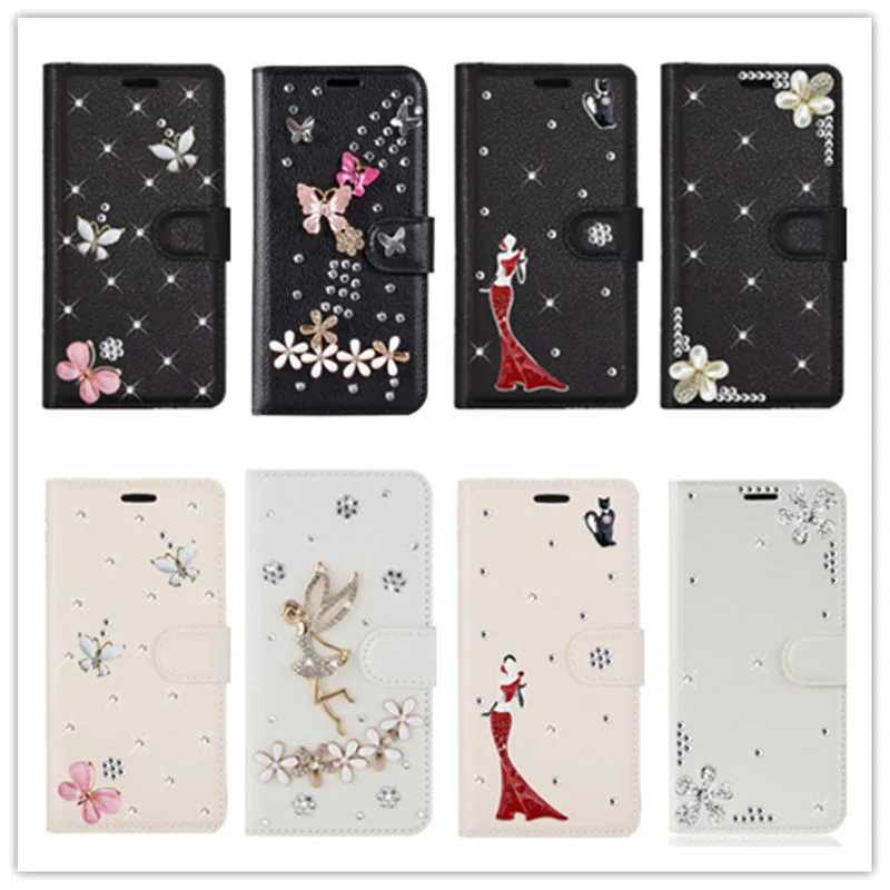 

Wallet Phone Cover for Samsung Galaxy A70 A50 A30 A20 A10 J8 J2 Pro 2018 J4 J6 Plus J3 J5 J7 2016 2017 Bling Leather Flip Case