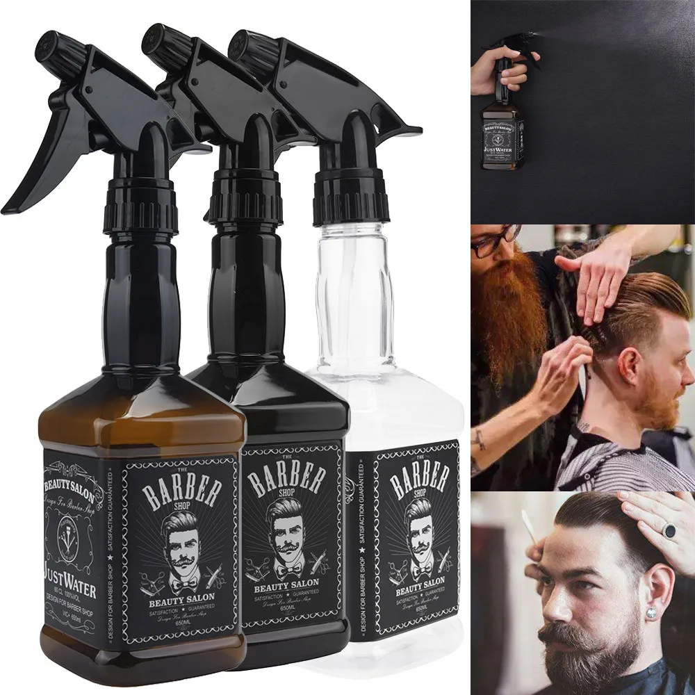 650 мл спрей для укладки волос бутылка салон парикмахерские инструменты для волос распылитель воды бутылки для многоразового использования