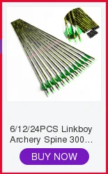 Tiro com Arco Eixos de Alumínio Arco de Caça Linkboy Inster Carbono Puro Arrow Composto Tradicional Acessórios 12pcs id 6.2mm 8 6.2mm Carbono Puro Arrow Eixos de Alumínio
