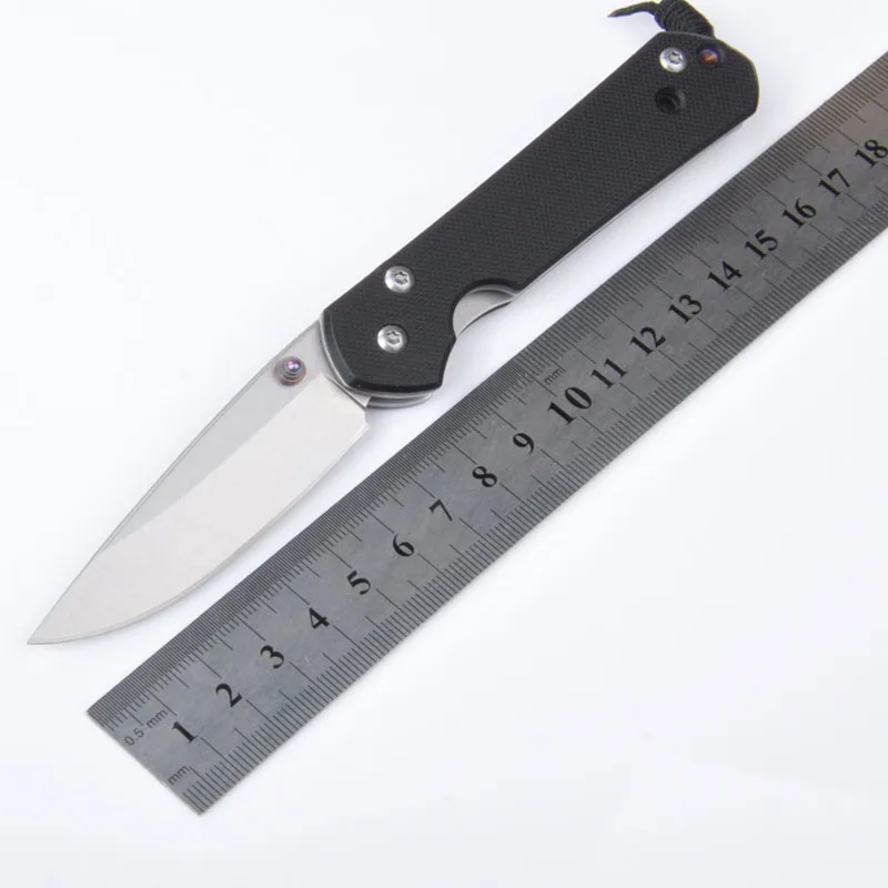 Online LOKI Chris cuchillo plegable 5Cr15Mov hoja G10 de bolsillo mango cuchillo de caza Camping táctica de supervivencia cuchillo EDC herramienta entrega gratuita
