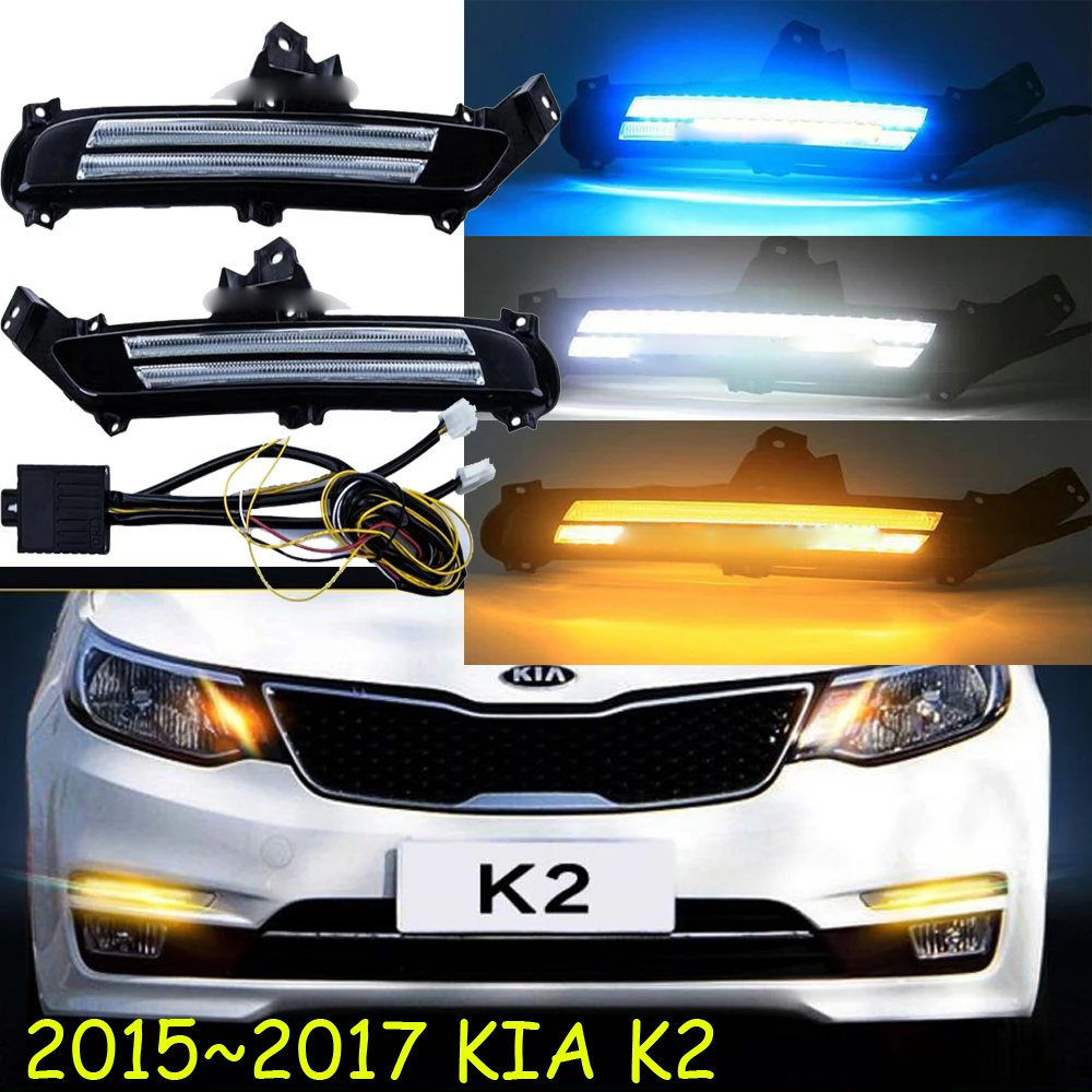Светодиодный 2015 ~ 2016 KlA K2 дневной свет противотуманный фара soul spectora k5 sorento kx5 Sportage R K
