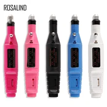 ROSALIND электрическая машинка для маникюра 1 комплект машина Педикюр дизайн ногтей аксессуары инструменты для Электрический маникюр ногтей искусство ручка инструмент