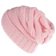 Модная осенне-зимняя женская вязаная шерстяная шапка, теплые шапочки, одноцветная вязаная шапка для девушек, вязаные шапки LB