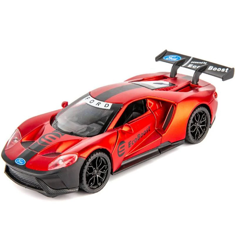 Модель спортивного автомобиля Ford GT с соотношением 1/32 модель со звуком светильник