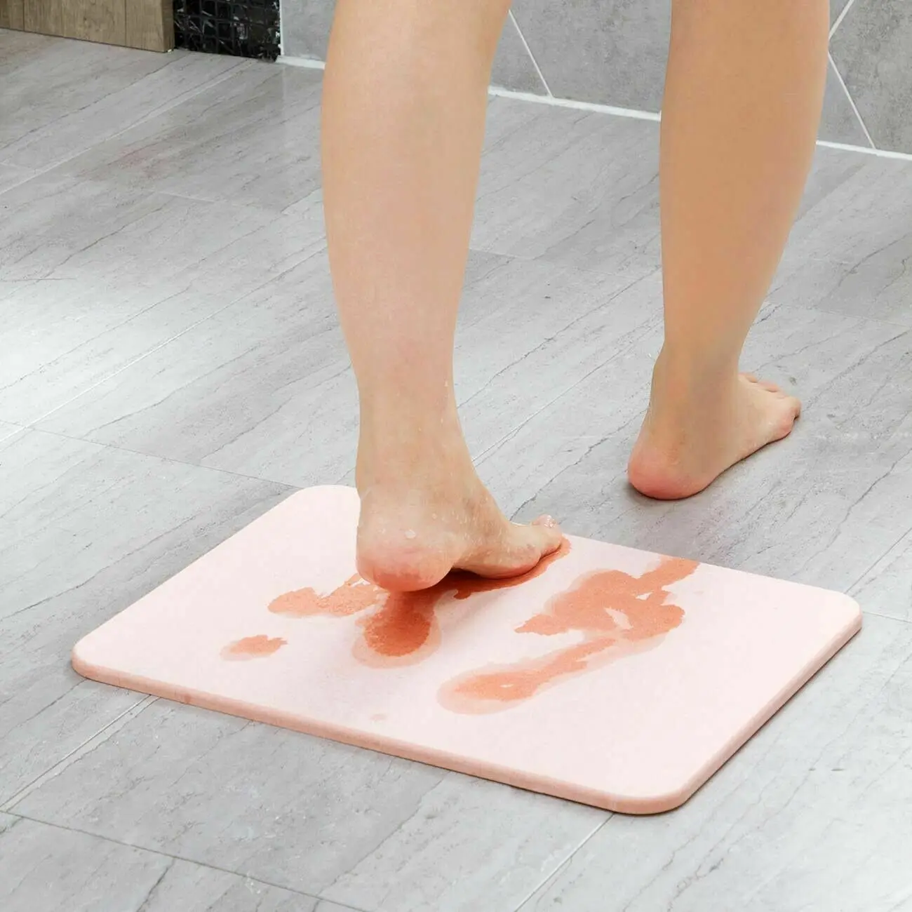 

New Water Absorption Rug Bathroom Mat Memory Foam Bath Mat Floor Super Absorbent Water Non-slip Microfiber Bath Carpet Mat
