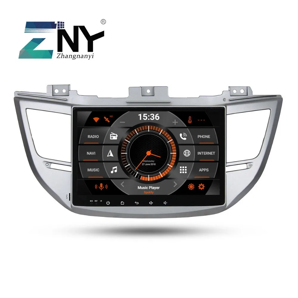 10 1 &quotips 2 Din Android 9 0 автомобильный стерео для hyundai Tucson IX35 2015 2016 2017 компактное