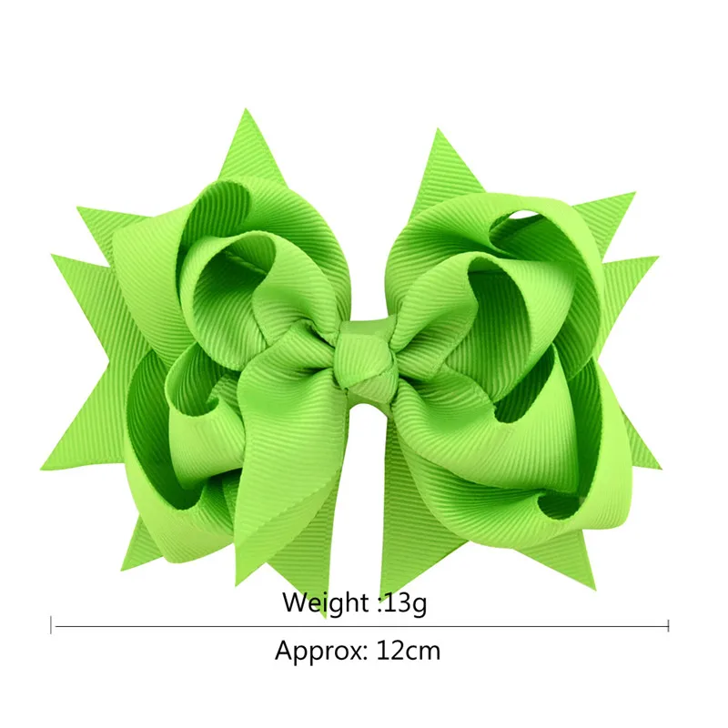 20Pcslot Kids Cute Flower Headwear Grosgrain Ribbon Hairbow Children Girls Hair Bows Clips Hair Accessories Dancing Hairpins (1)