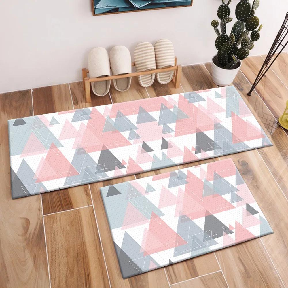 Абстрактная Геометрия горошек коврики и ковры для детей для дома гостиная Нескользящая спальня прихожая Йога кухня двери коврики