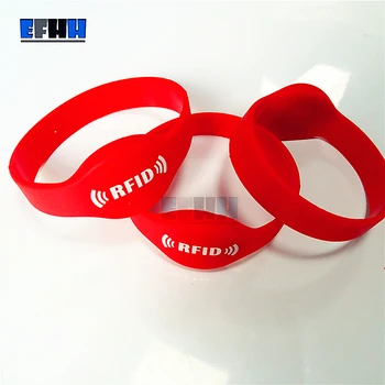 

125Khz T5577/T5557/T5567 Rewritable RFID Bracelet Silicone Wristband Watch Copy Clone Blank Card In Access Control Card
