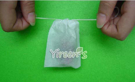 

Wholesale! 10000pcs 60 X 90mm Disposable Filter paper tea bag, Double drawstring tea filters, tea pouches cords , Free shipping!