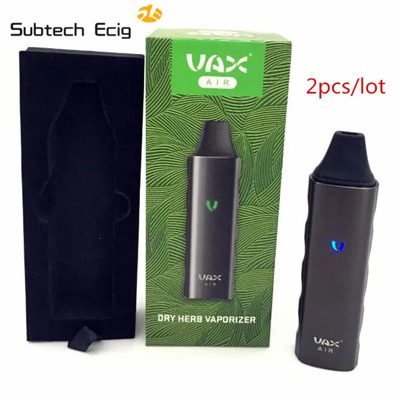 2pcs/lot Electronic cigarette VAX Air Herb Vaporizer Starter Kit Temperature control Dry Herb pen with 3000mah battery Box mod 2pcs/lot Electronic cigarette VAX Air Herb Vaporizer Starter Kit Temperature control Dry Herb pen with 3000mah battery Box mod