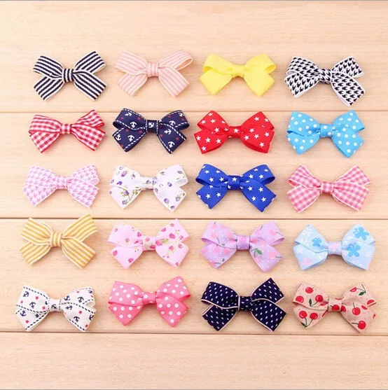 Hot Sale More Style Cute Colth Bow Hair Clip Pin Flower Young Girl Headdress headwear hair