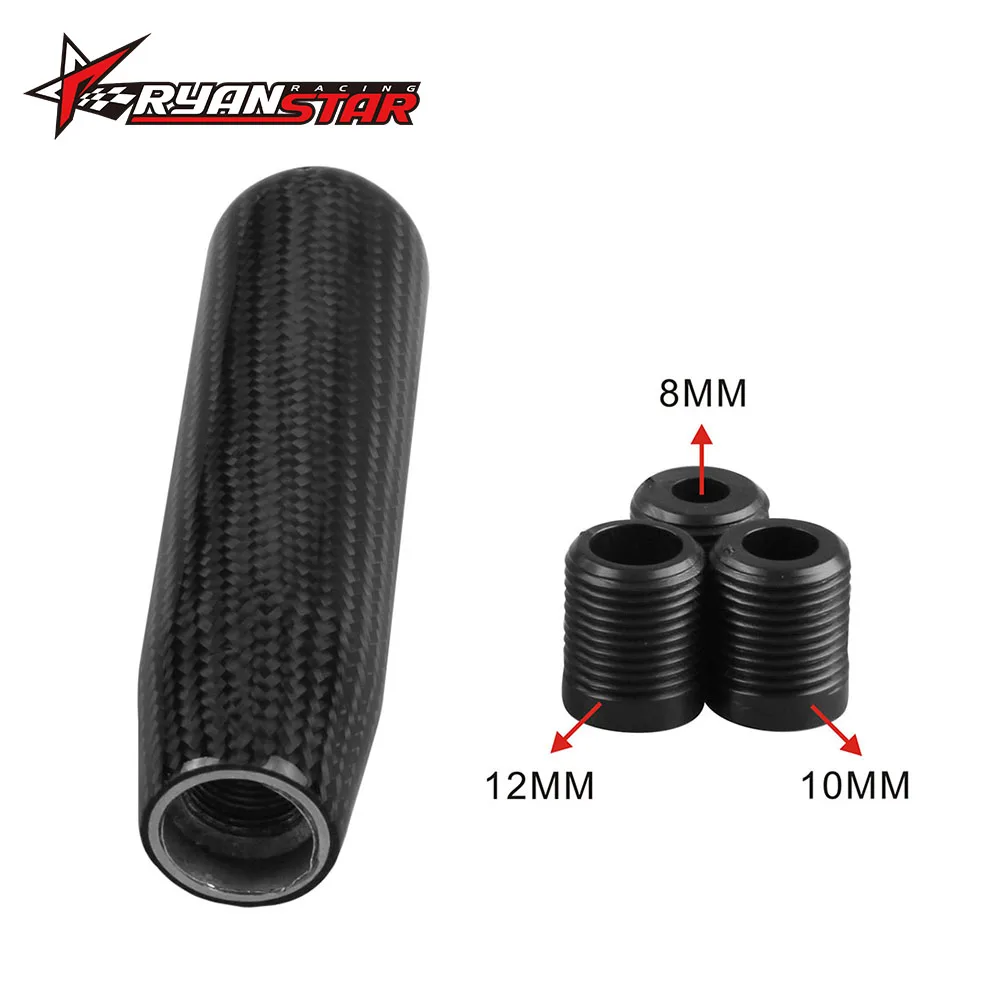 130mm Universal CarbonFiber Aluminium Alloy Long shift knobs /Automatic