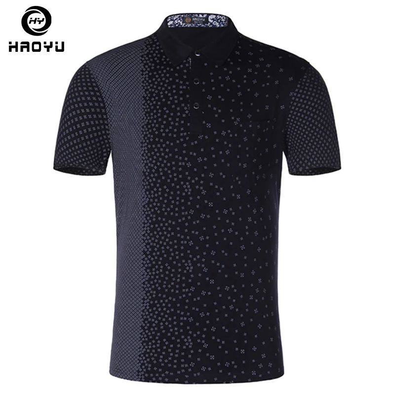 

High Quality Men's Polo Shirt Cotton Fashion Print Anti-Pilling Shirt Polos Summer Brand Clothing Short-sleeve Casual Plus Size