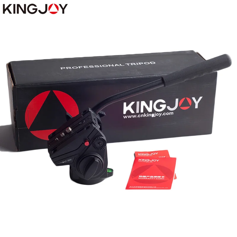 KINGJOY официальная VT 3510 панорамная головка штатива гидравлическая жидкая видео для
